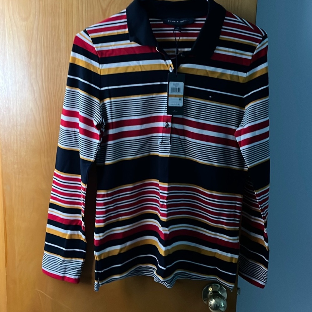 Tommy Hilfiger long sleeve polo shirt *NWT*
